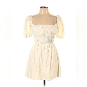 Reformation Woods Mini Dress Ivory Small